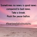 Sometimes no news is good news compared to bad news!